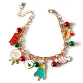 Bracelets Christmas Tree Handmade DIY Children's Jewelry Gift Mascot Birthday Xmas Gift